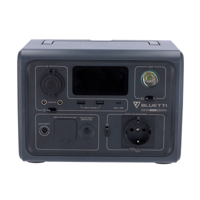 Batteria portatile  - Grande capacità 268.8Wh - Potenza in uscita 600W max | LiFePO4  - Uscite multiple - Modalità di ricarica multipla - Schermo LCD