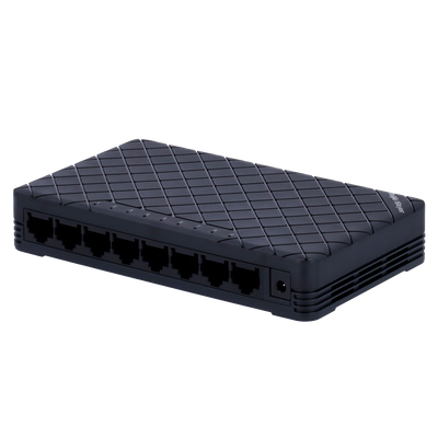 Switch de Escritorio Reyee - Carcasa de Plástico - 8 Puertos RJ45 - Velocidad 10/100 Mbps - Plug and Play - Tecnología de Ahorro de Energía