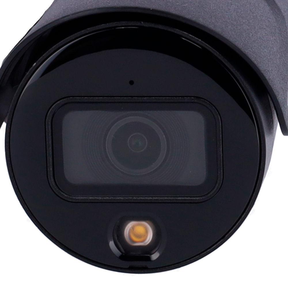 PRO Range 4 Megapixel IP Bullet Camera - 1/3” Progressive Scan CMOS - Compression H.265+/H.265/H.264+/H.264 - Lens 2.8 mm / LED Range 30 m - WDR | Integrated microphone - WEB, DSS/PSS, Smartphone and NVR