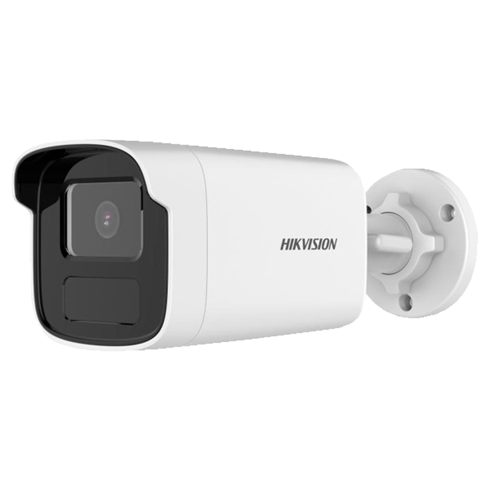 Hikvision - Telecamera Bullet IP gamma Value - Risoluzione 2 Megapixel (1920x1080) - Lente 6mm - EXIR IR portata 50 m | PoE (IEEE802.3af) - Rilevamento del movimento 2.0