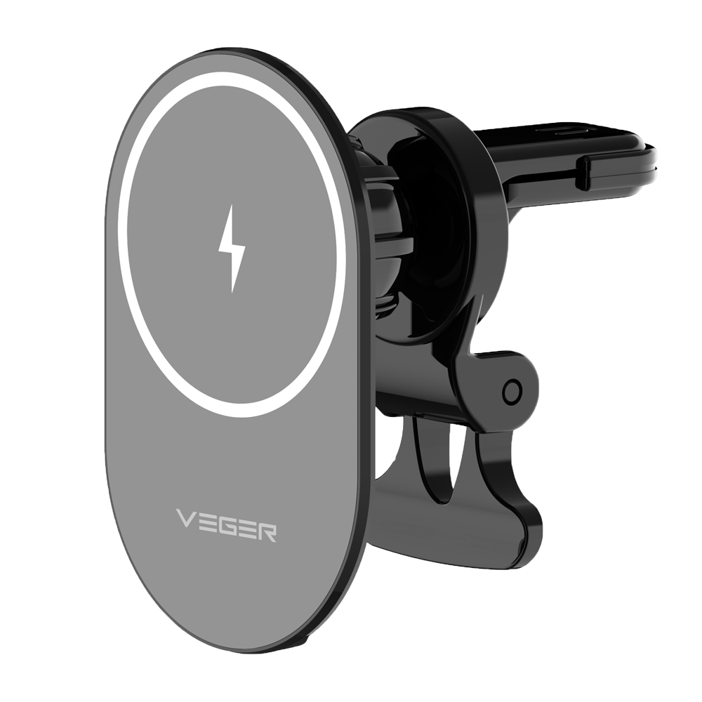 VEGER - Cargador inalámbrico - Aparcamiento - Potencia total 15 W - Entrada 1 puerto USB-C -