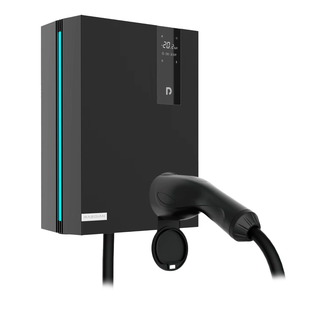 Cargador para coches eléctricos - Potencia 22kW /32A /Trifásica - Conector tipo 2 con manguera incluida - Monitorización desde la APP - Protección IP66, IK10 - Facturación bajo función de MID