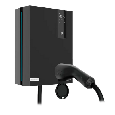 Cargador para coches eléctricos - Potencia 22kW /32A /Trifásica - Conector tipo 2 con manguera incluida - Monitorización desde la APP - Protección IP66, IK10 - Facturación bajo función de MID