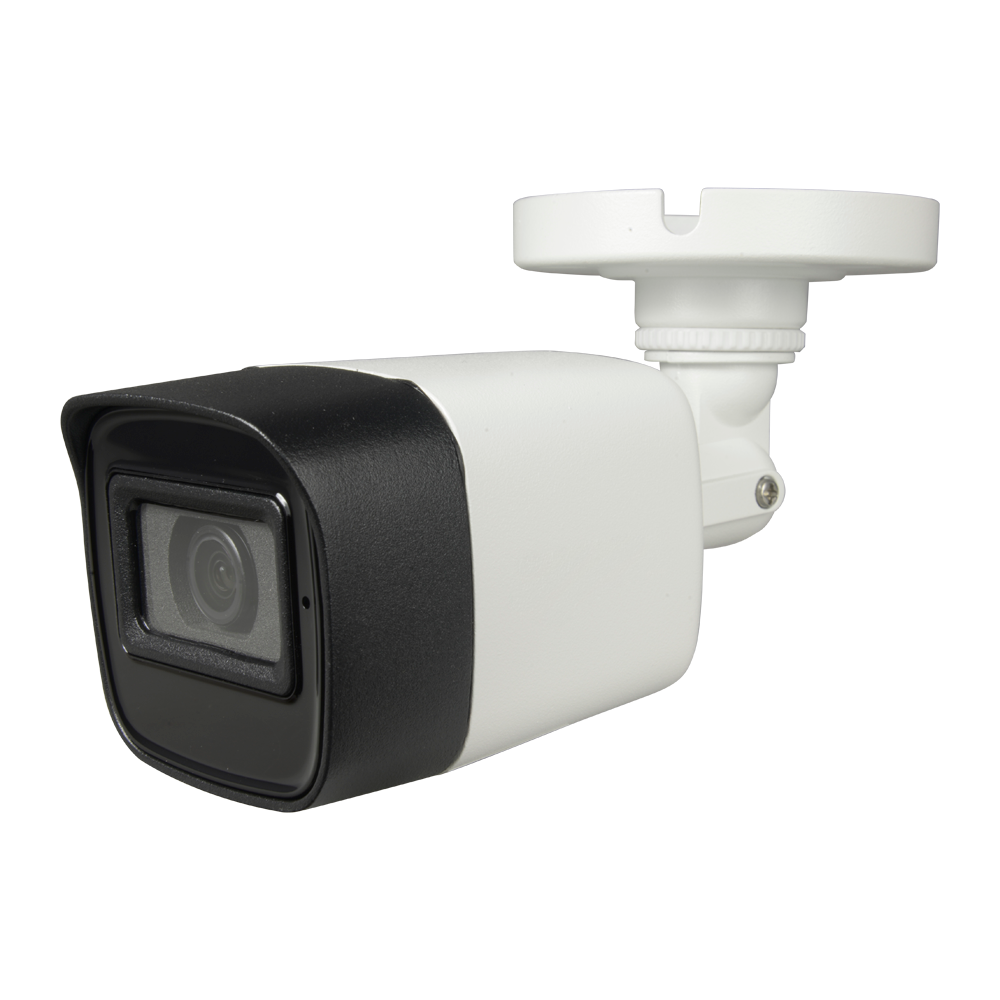 Telecamera Bullet X-Security Gamma ECO - Uscita 4 in 1 - 1/2.7" CMOS - Lente 2.8 mm | IR portata 80 m - Audio su cavo Coassiale in HDCVI - Impermeabile IP67