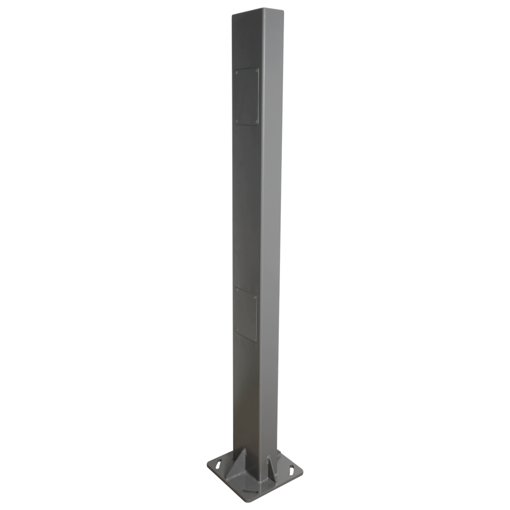 Universal vertical support - Suitable for multiple types of devices - Double installation access - Made of steel - Outdoor or indoor installation - Robust and versatile