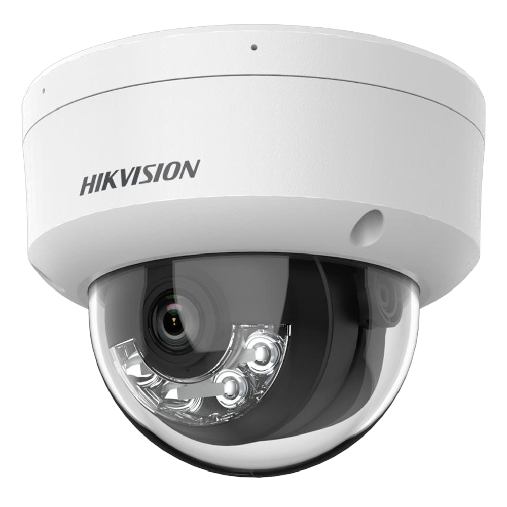 Hikvision - Telecamera Dome IP gamma Value - Risoluzione 6 Megapixel (3200x1800) - Lente 2.8 mm | Mircofono integrato - Luce ibrida portata 30 m | PoE (IEEE802.3af) - Rilevamento del movimento 2.0 | IP67, IK08