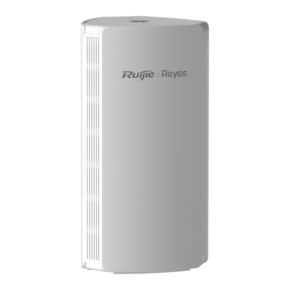 Reyee Router Gigabit Mesh Wi-Fi 6 AX1800 - 3 Puertos RJ45 10/100/1000 Mbps - 802.11ax 2x2 doble banda 2.4 y 5 GHz  - Gestión Remota a través de Cloud y App - Control Parental , Red de Invitados, Roaming - Diseñado para crea una red Mesh completa