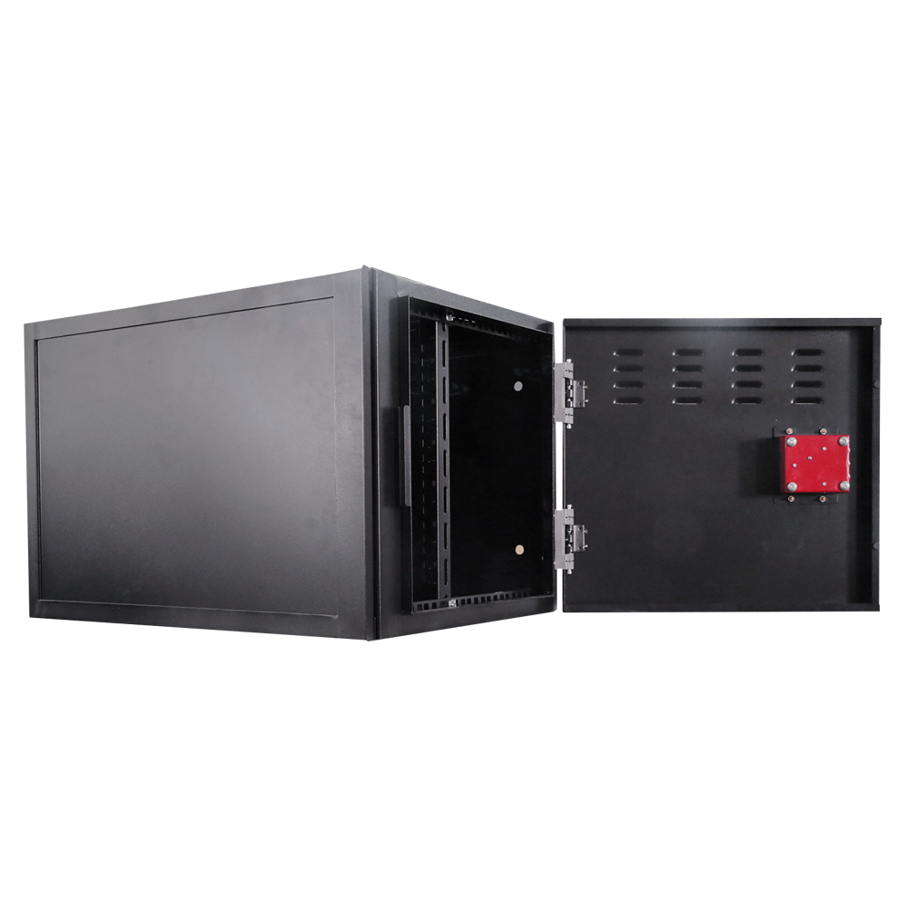 Closed metal case for DVR - Specific for CCTV - For recorders up to 6U rack - Lever lock - Compatible with the 19" RACK standard - Quality and resistance