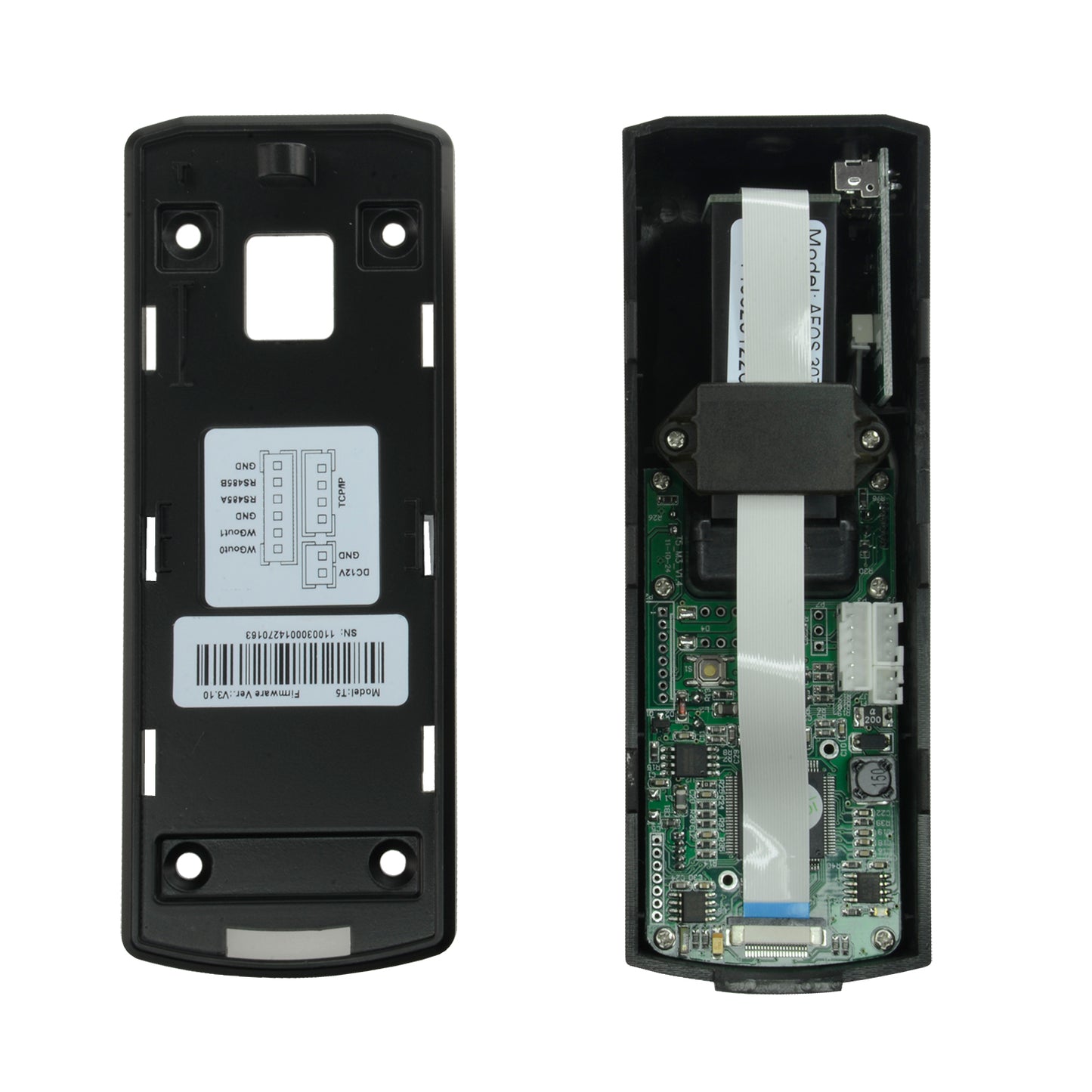 Lector biométrico ANVIZ - Huellas dactilares y RFID - 1000 registros / 50000 registros - TCP/IP, RS485, miniUSB, Wiegand 26 - No incluye controlador - Apto para interior