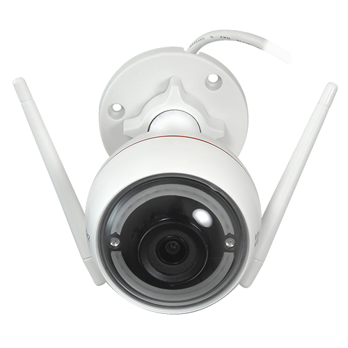 2 x Telecamere Wifi Ezviz  - 2 Megapixel - Lente 2.8mm / IR 30 - Audio bidirezionale - Sirena e flash dissuasivi - Adatta per esterni IP65