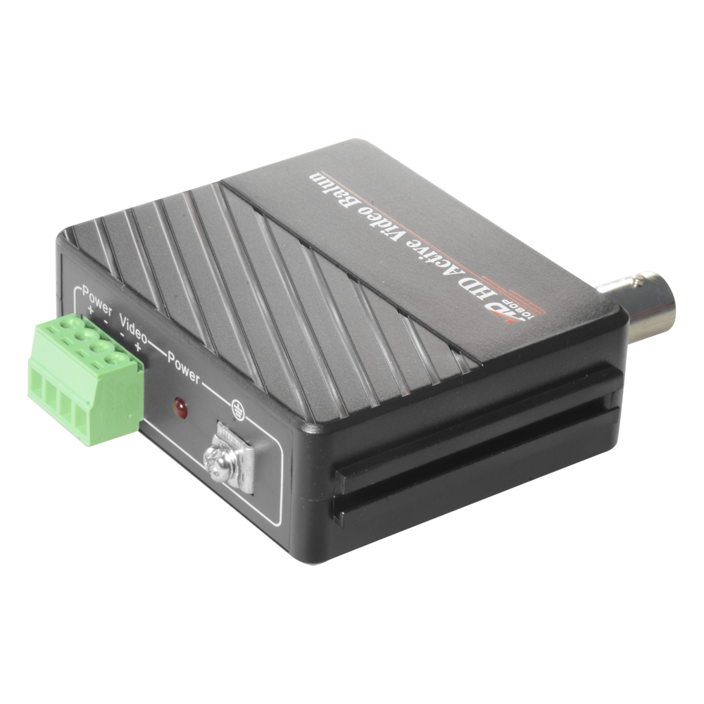 Ricetrasmittente attiva - Ottimizzato per HDTVI / HDCVI / AHD - 1 canale video - BNC/UTP 4 pins - Distanza: 400 ~ 700 m - Ricevitore / Compatibile con BA615A-TX