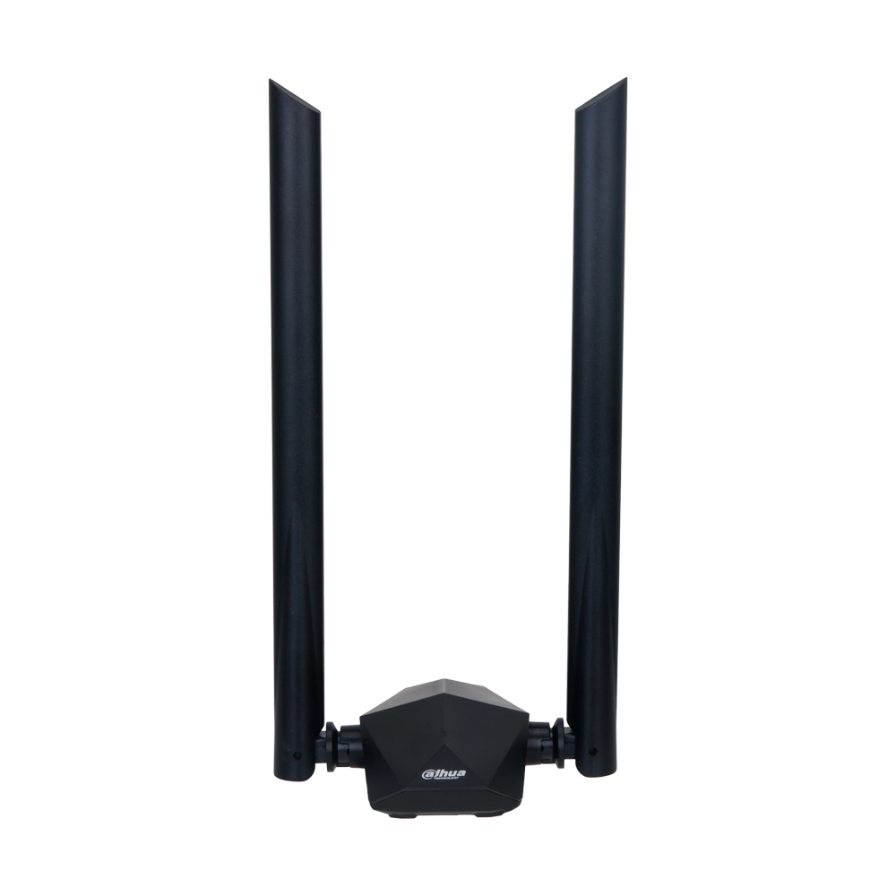 Adaptador Wi-Fi DAHUA - Frecuencia 2.4GHz - 5Ghz - Wi-Fi 6 IEEE802.11 a/n/ac/ax - Conexión USB 3.0 - Ganancia 5dBi / Omnidireccional