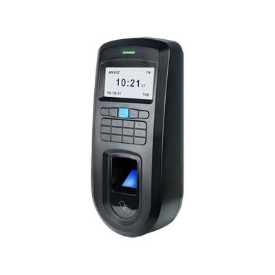 Lettore biometrico autonomo ANVIZ - impronte digitali, RFID e tastiera - 2000 registrazioni / 50000 registri - TCP/IP, RS485, miniUSB, Wiegand 26 - Controller integrato | Anti-passback - Controllo gruppi e orari