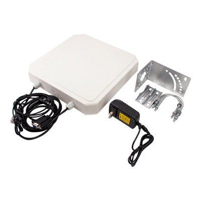 Lettore di accesso - Accesso tag UHF - Portata fino a 6m regolabile - Wiegand 26 /34 - Compatibile con controller - Adatto per esterni IP65