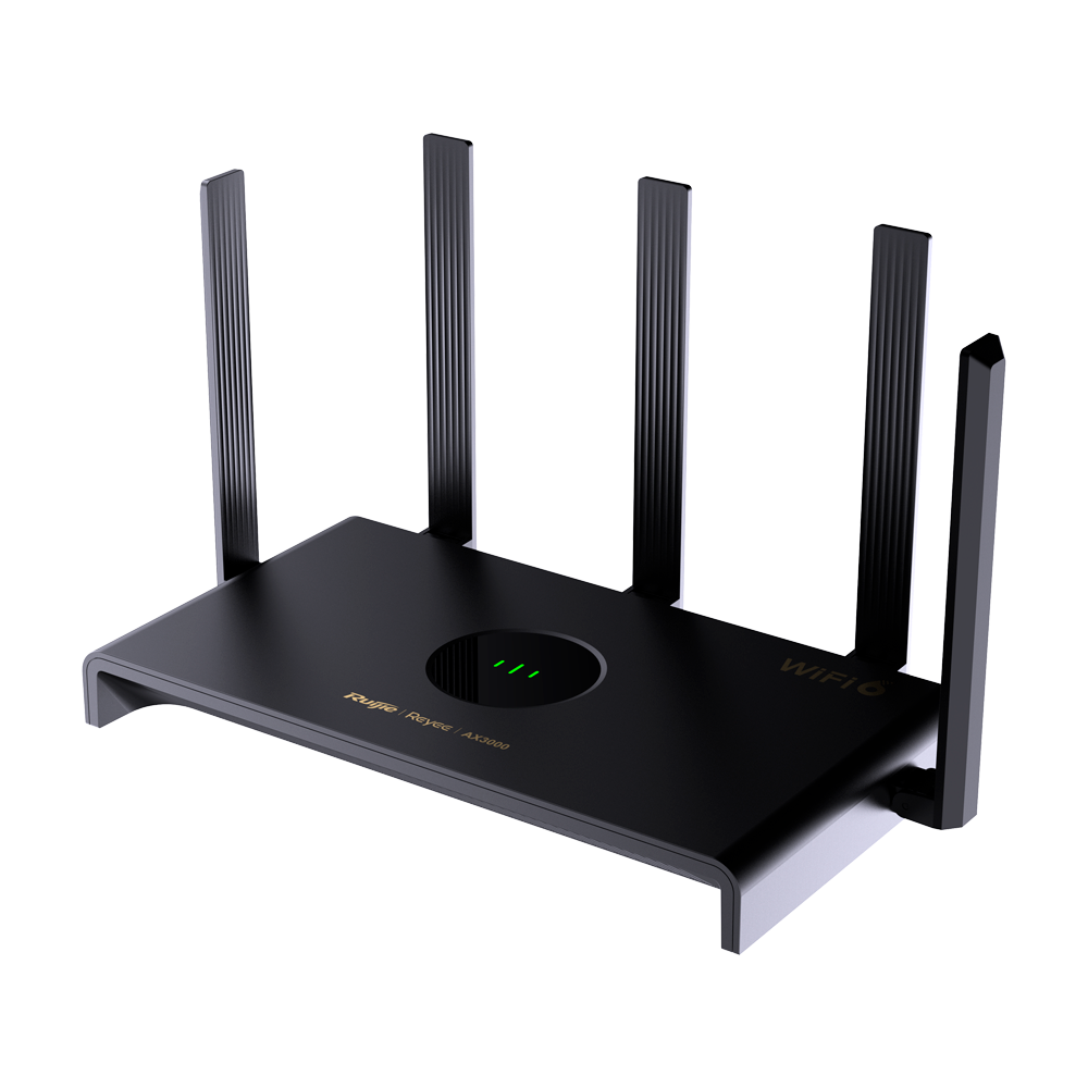 Reyee - Router Gigabit Mesh WiFi 6 AX3000 - 4 Porte RJ45 10/100/1000 Mbps - 802.11ax 2x2 e dual-band 2,4 e 5 GHz - Piccolo ufficio / Ufficio domestico / Gaming