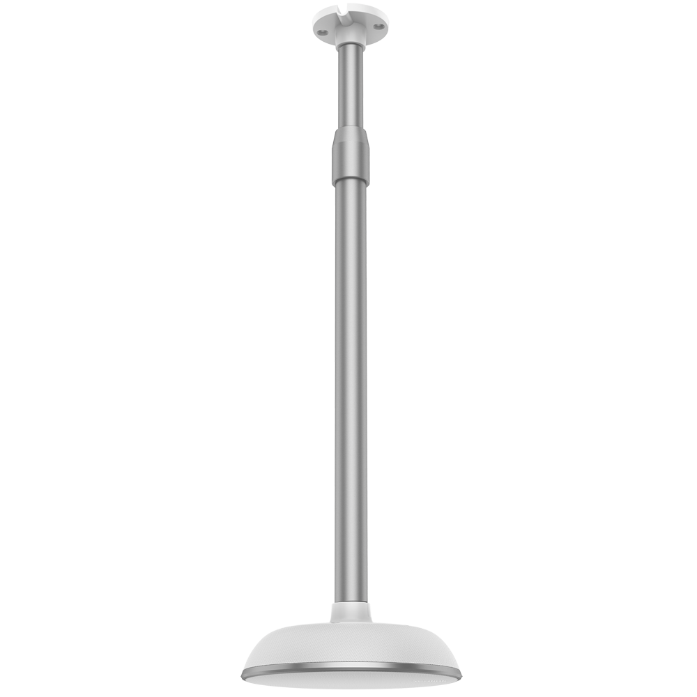 Matriz de 8 micrófonos - Rango de captación 6m y 360º - Rango de frecuencia 100Hz -16 KHz - Alimentación a través de Ethernet (PoE) - Indicador LED