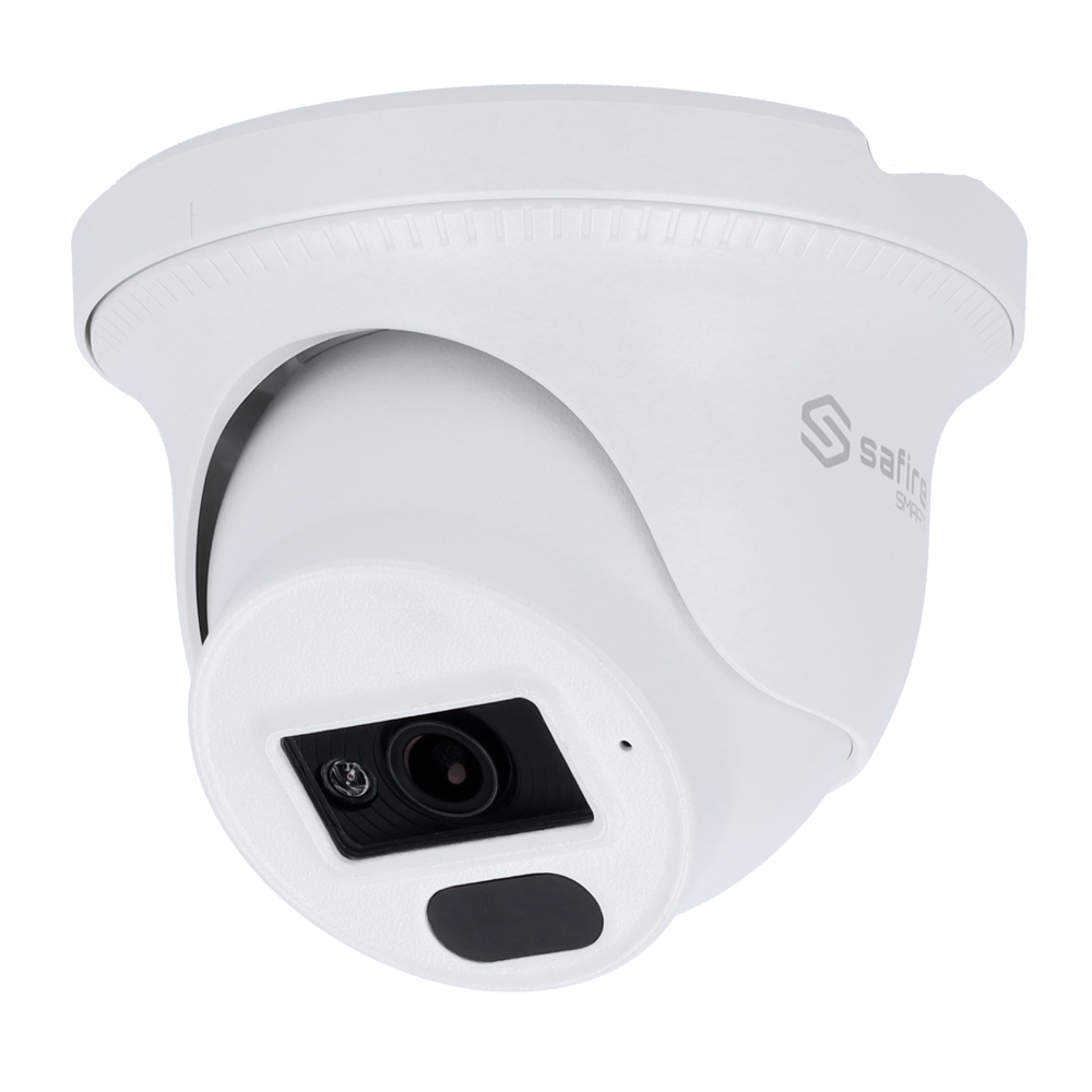 Safire Smart - Cámara IP Turret gama B1 - Resolución 2 Megapíxeles (1920x1080) - Lente de 2,8 mm | Micrófono integrado - Alcance IR 20 m | PoE (IEEE802.3af) - IP67 a prueba de agua