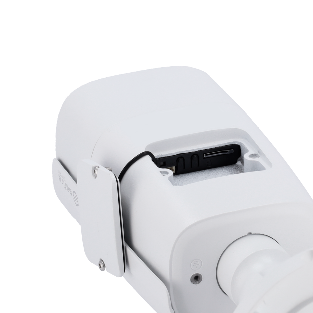 Safire Smart - Cámara Bullet IP gama I2 AI Avanzado - Resolución 8 Megapíxel (3840x2160) - Lente 2.8-12 motorizada mm | Audio | IR 50m - AI Avanzado: Metadatos de vídeo y Detecc. Facial - Impermeabilidad IP67 | PoE (IEEE802.3af)