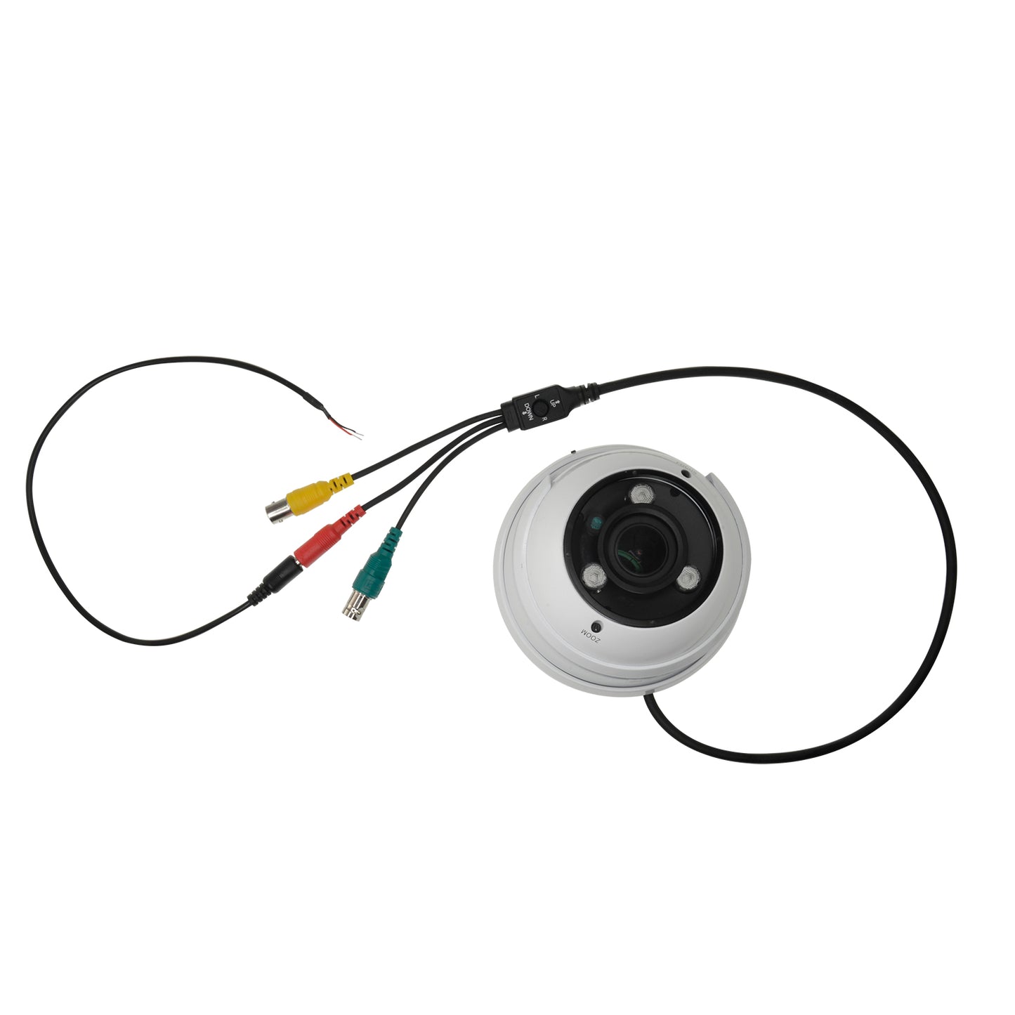 Cavo rosso / nero parallelo SAFIRE - 400 mm di lunghezza - Estremità positivo/negativo - Connettore maschio standard - Estremità per vite - Permette alimentazione diretta