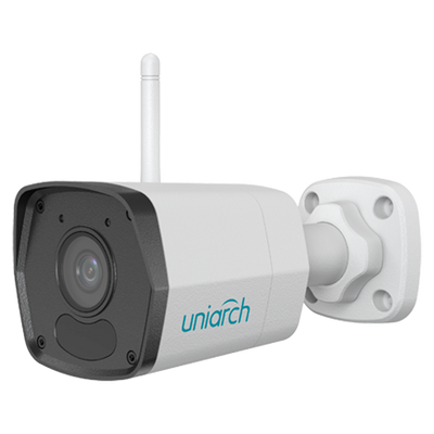 Telecamera IP 2 Megapixel WiFi - Serie Uniarch - 1/2.9" Progressive Scan CMOS - Ottica 4 mm - IR LED Portata 30 m - Wifi IEEE802.11b/g/n