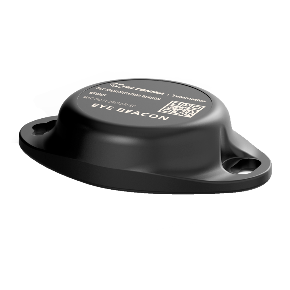Baliza con sensores para activos - Acelerómetro - Bluetooth 4.2 y 5.2 - Batería integrada de larga duración - Apto para exterior IP67 - App móvil EYE APP