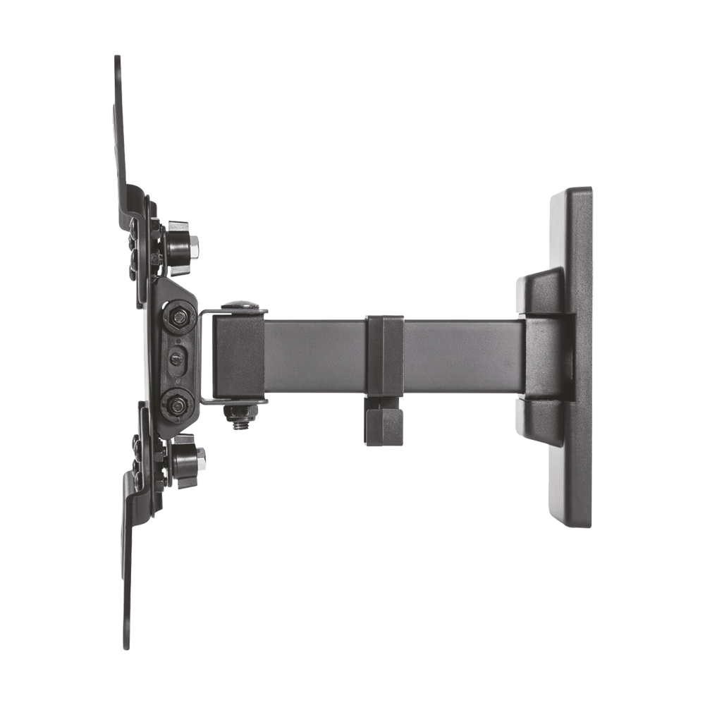 Supporto a parete per monitor LCD - Inclinazione -12º~ 5º - Rotazione -90º~ 90º - Muro di separazione 60~190 mm - Resistenza al carico 20 Kg - Schermi 13"~42"