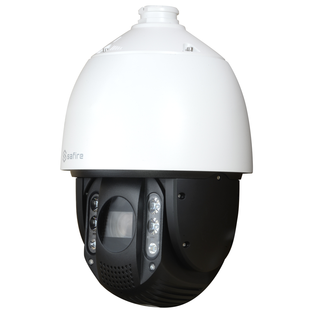 Cámara motorizada IP Ultra Low Light Lite de 8 Mpx - CMOS de escaneo progresivo de 1/1.8" - Compresión H.265+/ H.265 / H.264+/ H.264 - Lente 5.9~147.5mm (25x) - TrueSense | Adquisición de rostros - Seguimiento automático | Alarma visual | Sirena