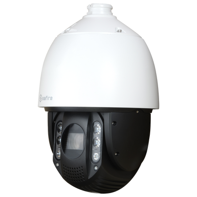 Cámara motorizada IP Ultra Low Light Lite de 8 Mpx - CMOS de escaneo progresivo de 1/1.8" - Compresión H.265+/ H.265 / H.264+/ H.264 - Lente 5.9~147.5mm (25x) - TrueSense | Adquisición de rostros - Seguimiento automático | Alarma visual | Sirena