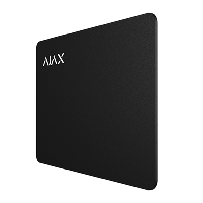 Ajax - Scheda di accesso senza contatto - Tecnologia Mifare DESFire® - Compatibile con KeyPad Plus - Massima sicurezza e rapida identificazione dell'utente - Colore nero