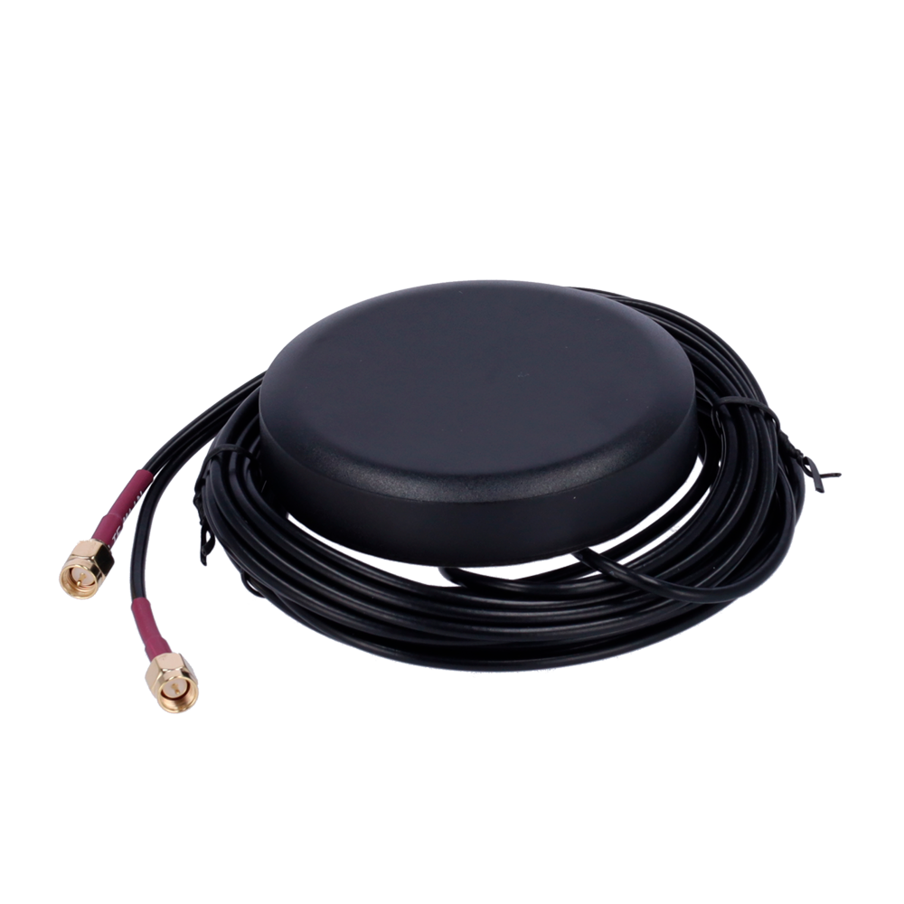 Teltonika - 4G roof antenna for vehicles - Frequency 698-960 and 1710-2690MHz - Male SMA connector - Impedance 50 ohm - RG174 cable 3 meters long