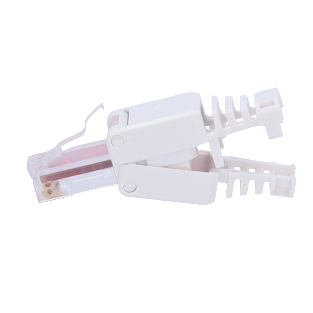 Connettore per cavi UTP - Connettore uscita RJ45 - Compatibile UTP categoria 6 - Facile installazione senza necessità di strumenti