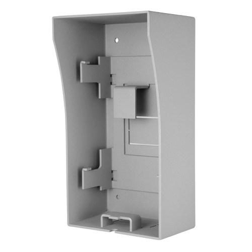 Supporto di superficie Safire - Specifico per videocitofoni - Compatibile con SF-VI10(x)E-IP - Fori di connessione - 193mm (Al) x 106mm (An) x 80mm (Fo) - Realizzato in acciaio inox