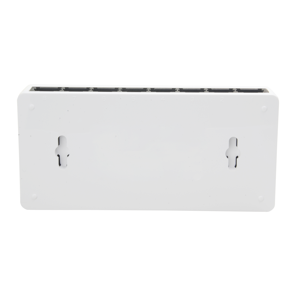 Interruttore da tavolo Hikvision - 8 porte RJ45 - Velocità 10/100 Mbps - Plug & Play - Basso consumo