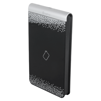 Lettore di schede USB Safire - Schede EM 125 kHz - Schede MF 13.56 MHz - Indicatore LED - Plug & Play - Compatibile con Safire Control Center