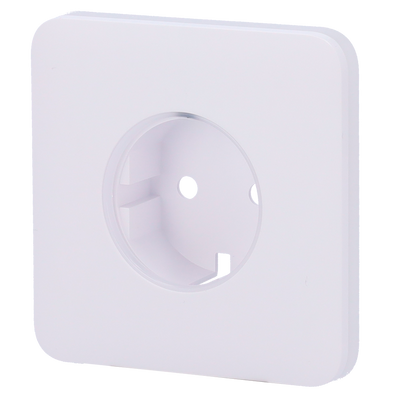 Tapa para enchufe básico tipo F - Compatible con AJ-OUTLETCORE-BASIC - Protección contra polvo, salpicaduras, objetos - Sin monitorizacion de consumo - Sin control remoto  - Color blanco
