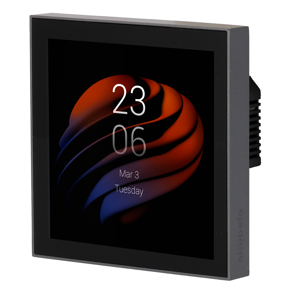 Monitor Android 10.0 per domotica - Schermo TFT da 4" | Applicazioni di terze parti - Audio bidirezionale | Monitor del videocitofono - TCP/IP, WiFi, Bluetooth, ZigBee, KNX, SIP - Sensori ambientali 2 relè - Manutenzione e connessione via Cloud