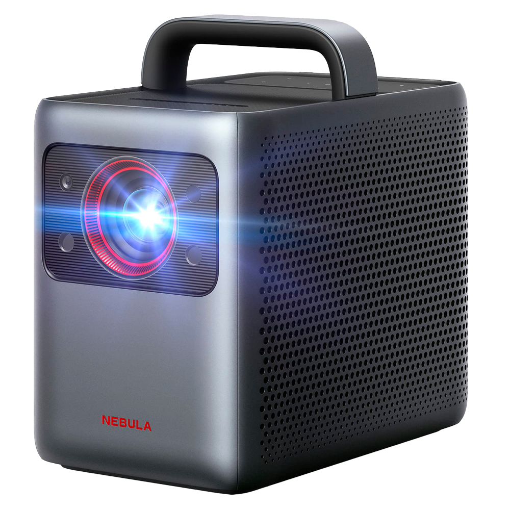 Nebula Cosmo 4K SE Proyector - Conexion WiFi / SO Google TV - Luminosidad 1800 Lúmenes - Proyección hasta 200" - Autonomia hasta 2.5 horas - Altavoz 30W (Dolby Audio)