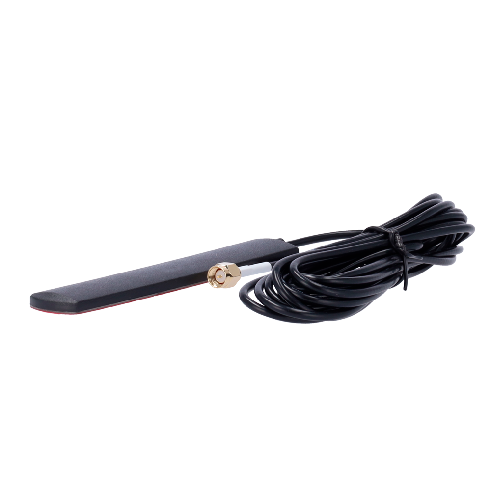 Antena 4G - Frecuencia 4G 850-960/1710-2700MHz - Conector SMA Macho - Instalación en interior - Ganancia 4G 5dBi - Cable RG174 3 metros de longitud