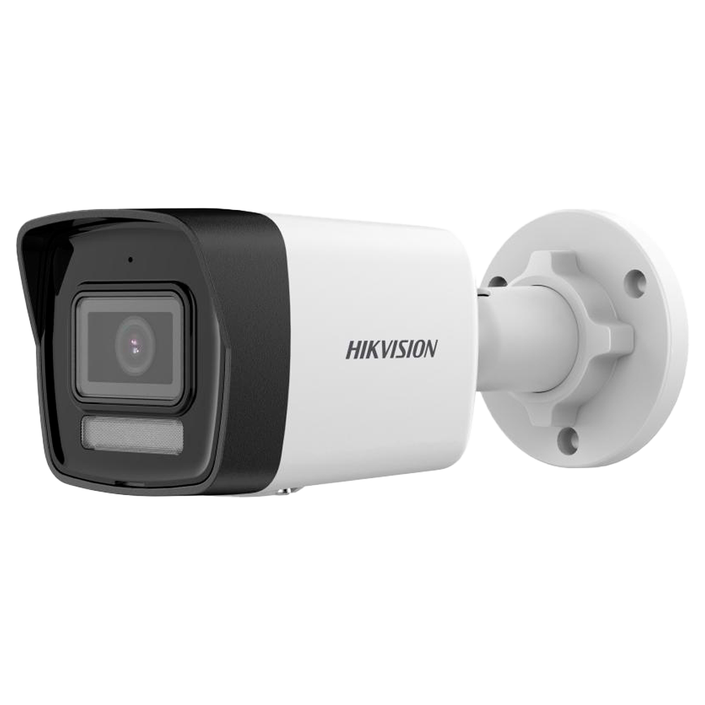 Telecamera Bullet IP Hikvision - Gamma Value | Microfono integrato - 4 MP | Ottica 2.8 mm - IR 30 m | WDR 120 dB | Luce Bianca - PoE | H.265+| IP67 | Rilevamento del movimento 2.0 - WEB, Software CMS, Smartphone e NVR