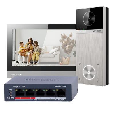 Kit videocitofonico 4 Mpx