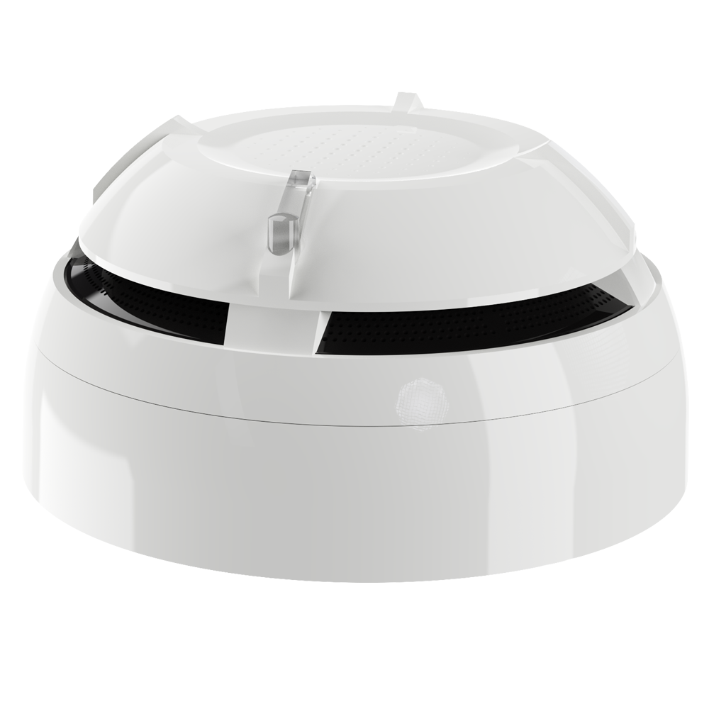 Algoritmos inteligentes - Amplitud/frecuencia con optimización automática - Diseño de cámara de humo patentado - El dispositivo se suministra con un kit de montaje