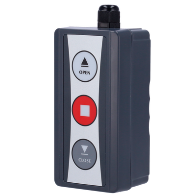 Pulsante cablato per barriere di parking - Pulsanti per alzare, abbassare e bloccare - Cavo non incluso - Misure: 68 (H) x 131 (I) x 51 (P) mm - Montaggio a parete o da tavolo - Facile installazione