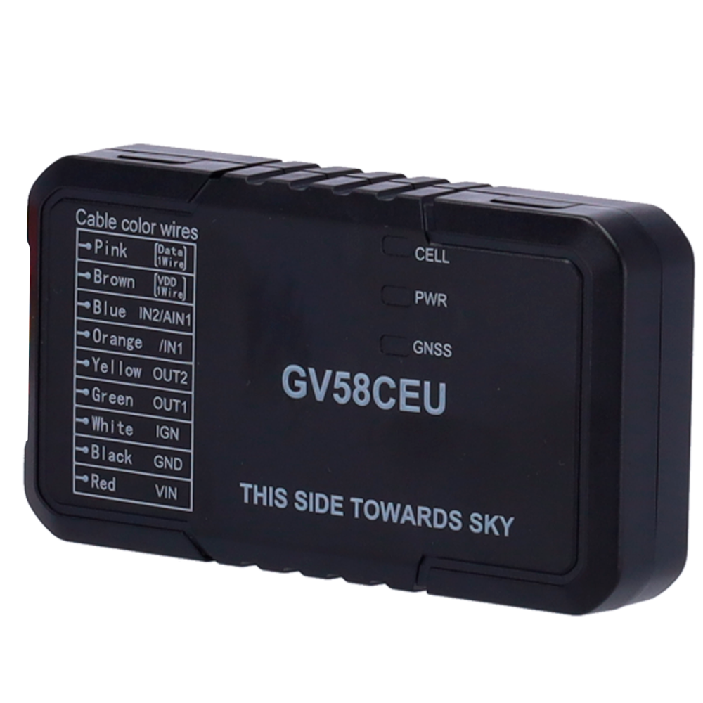 Mini tracker de bajo consumo - LTE Cat 1 con backup 2G - Compacto para instalaciones ocultas - Soporta 1-wire - Soporta BLE 5.2