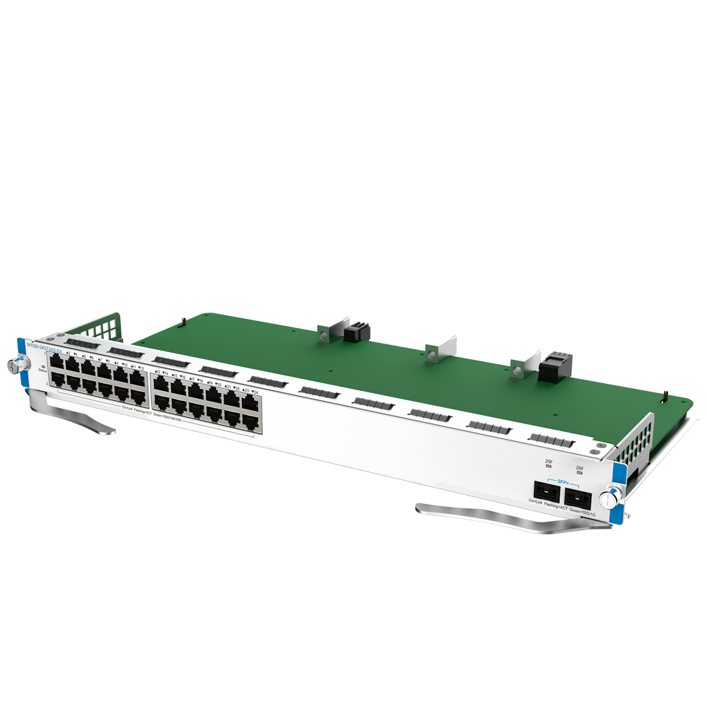 Reyee - Scheda di interfaccia per Switch modulare - Compatibile con RG-NBS7003 e RG-NBS7006 - 24 Porte Gigabit RJ45 + 2 SFP+ 10Gbps - Formato 1U