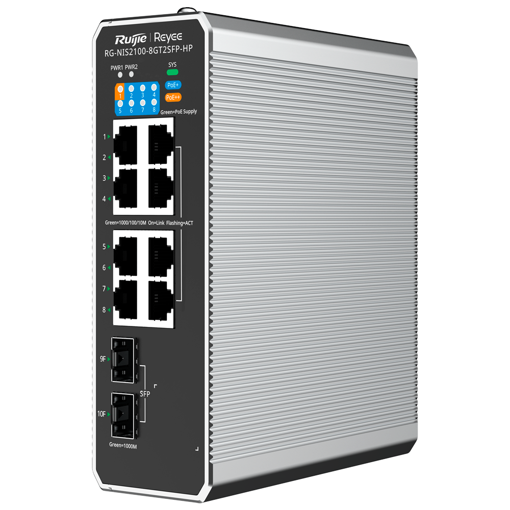Reyee Switch Industriale PoE Cloud Layer 2