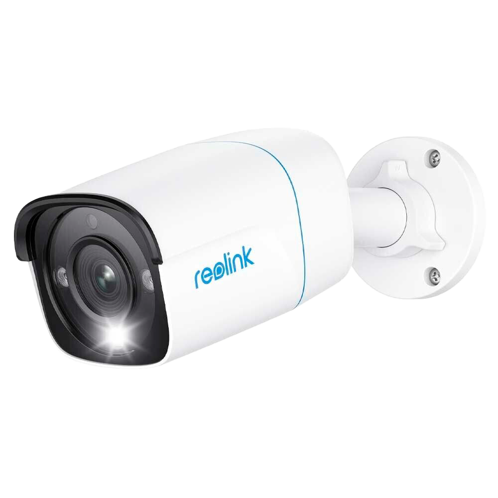 Reolink Telecamera IP PoE P330 - 8MP Full HD (3840x2160) - IR 30 m / PoE - Rilevamento di Persone / Veicoli / Animali domestici - Audio bidirezionale / Slot MicroSD - Adatta per esterni