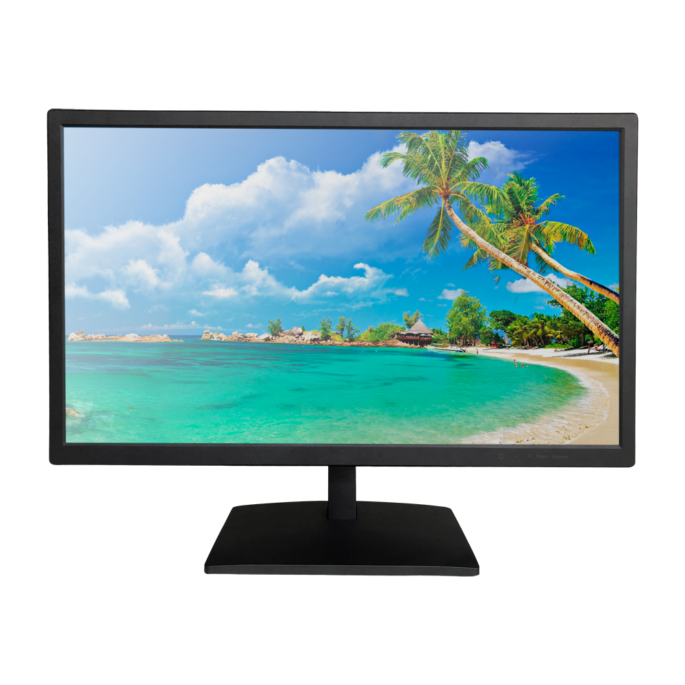 Monitor SAFIRE LED 22" 4N1 - Progettato per la videosorveglianza 24/7 - HDMI e BNC - Risoluzione 1920x1080 - Nessuna distorsione d'immagine - Supporto VESA 100x100 mm