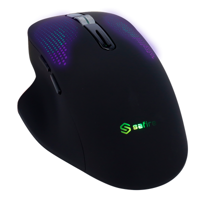 Mouse Safire wireless con sensore ottico
