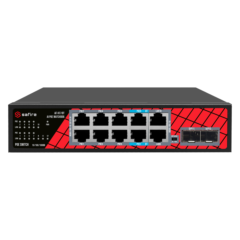 Safire Switch Hi-PoE