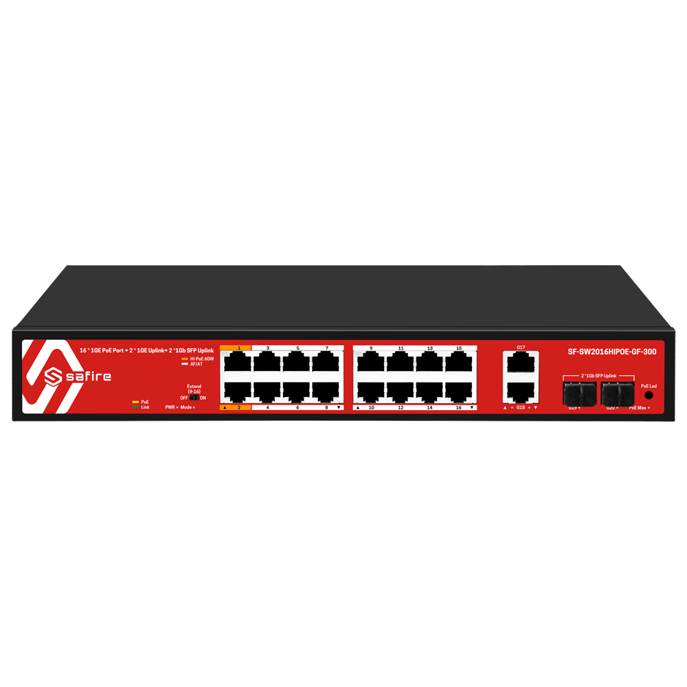 Safire Switch Hi-PoE